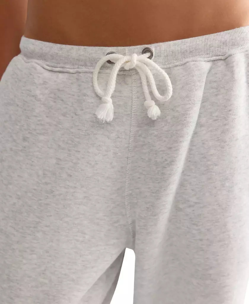 Final Call Jogger in White Heather Grey