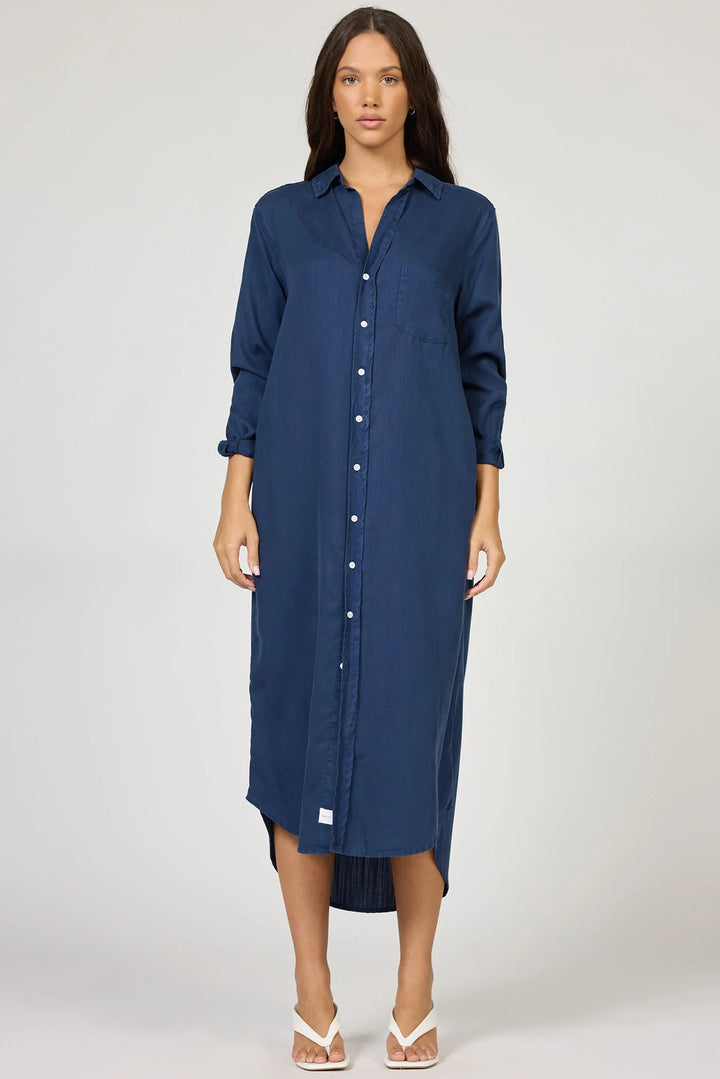Galina Shirt Dress | Black Iris