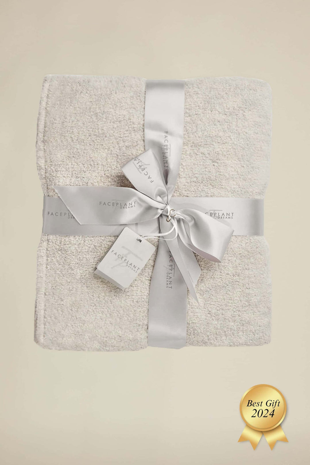 Faceplant Dreams Bamboo Plush Throw/ Heathered Fog