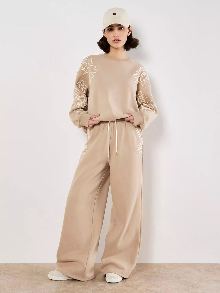 Cornelli Embroider Sweat Trouser