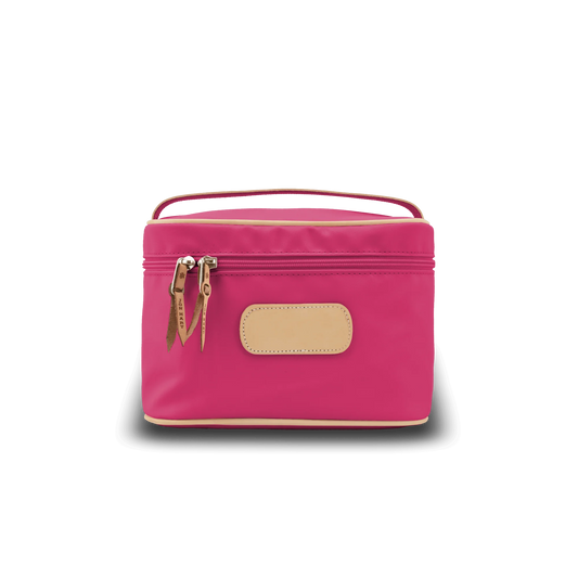 Jon Hart Makeup Case | Berry Coated Canvas