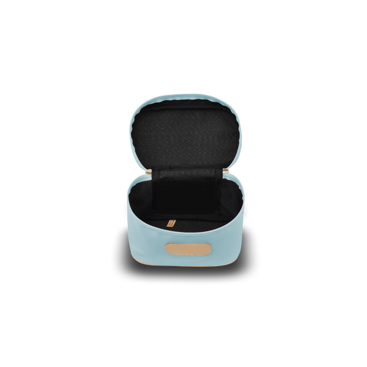Jon Hart Makeup Case | Ice Blue Coated Canvas