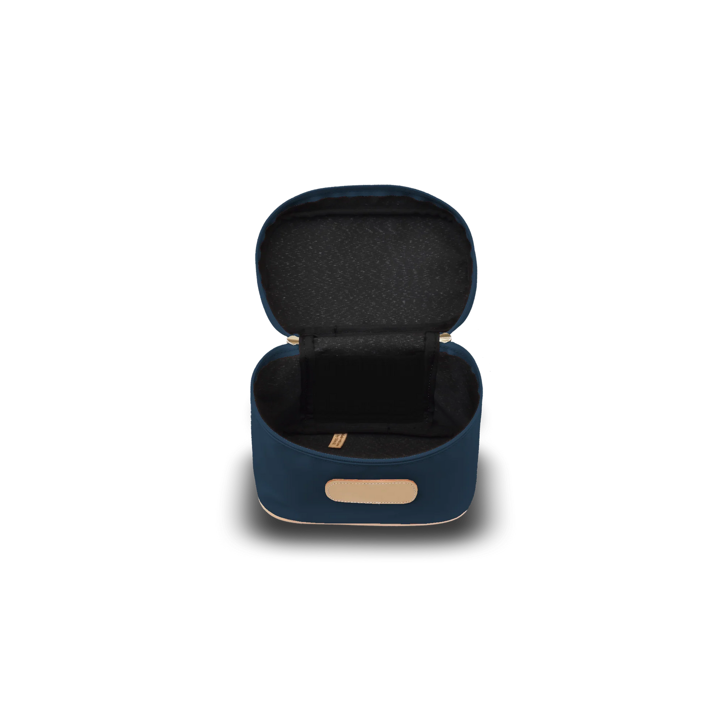 Jon Hart Makeup Case | Navy Coated Canvas - JH Symbol