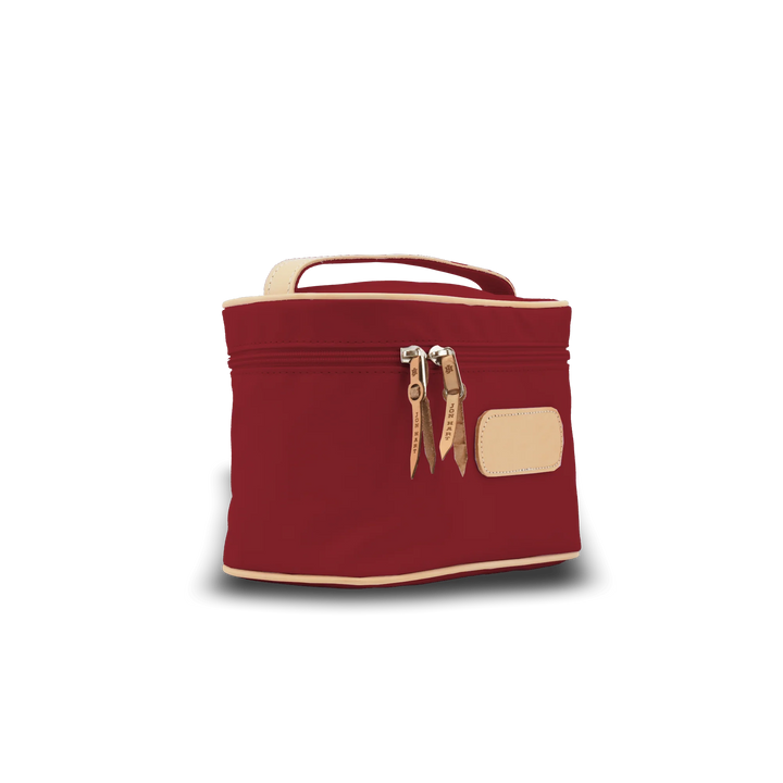 Jon Hart Makeup Case | Red Coated Canvas