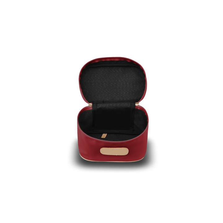 Jon Hart Makeup Case | Red Coated Canvas