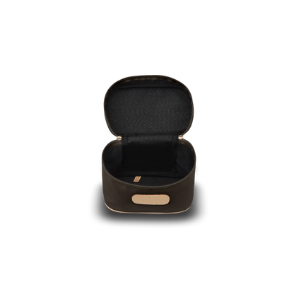Jon Hart Makeup Case | Espresso Coated Canvas