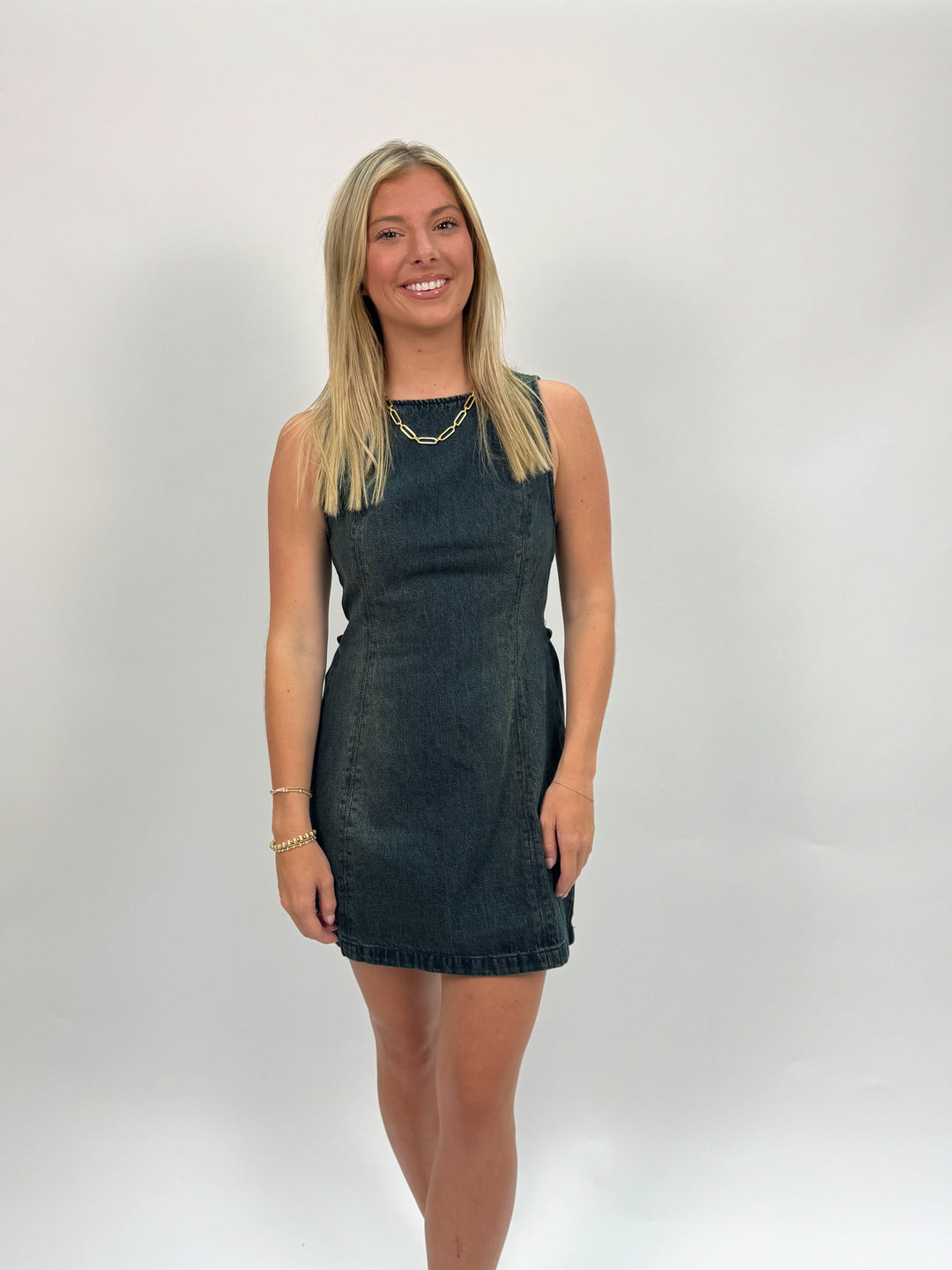 Atlas Denim Mini Dress