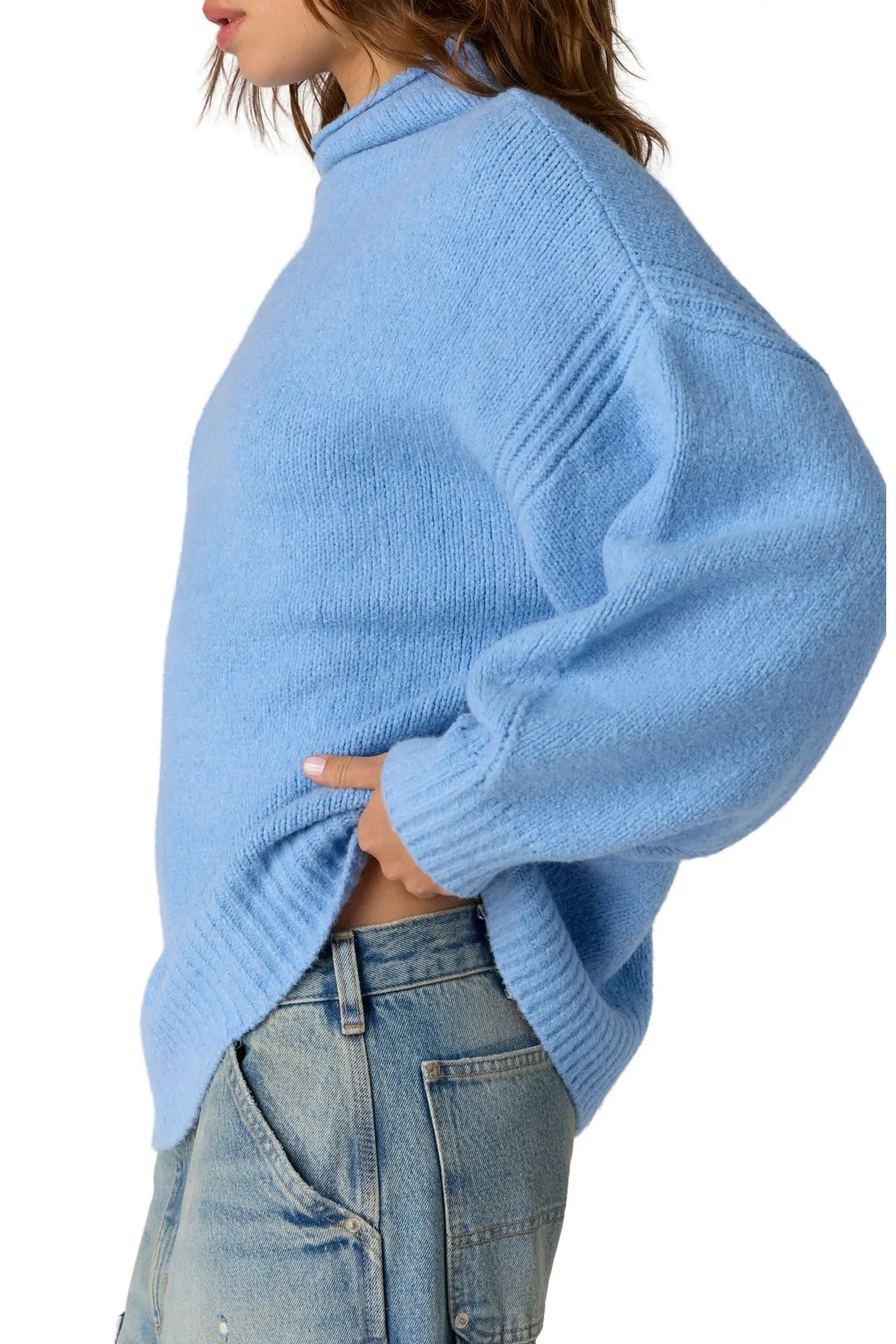 Beaumont Tunic | Powder Blue Melange
