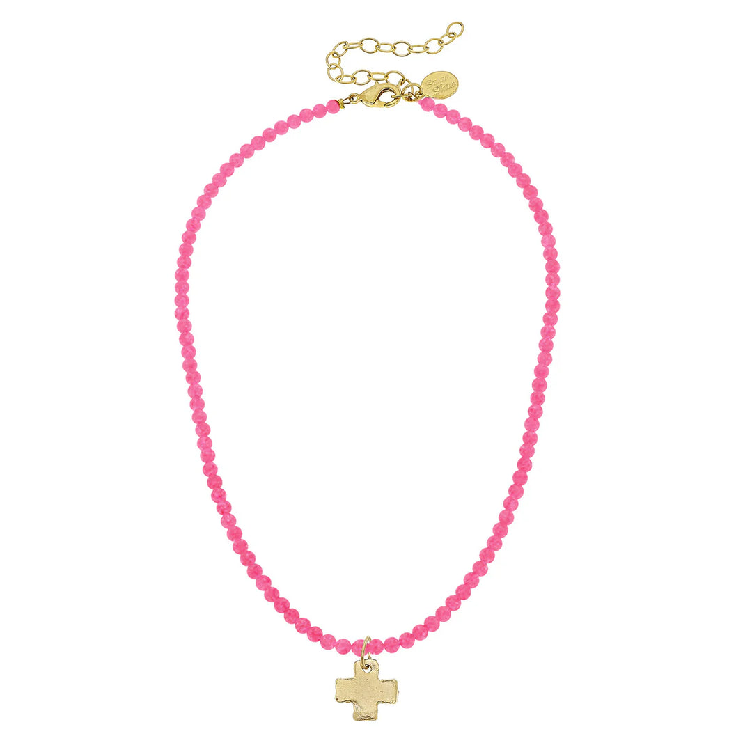 Ally’s cross necklace Susan Shaw 