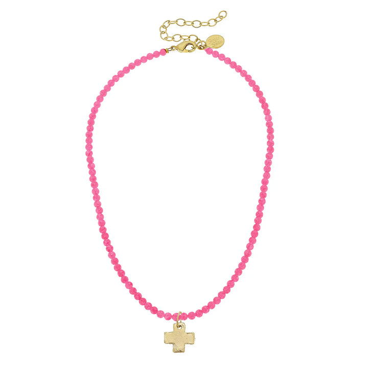 Ally’s cross necklace Susan Shaw 