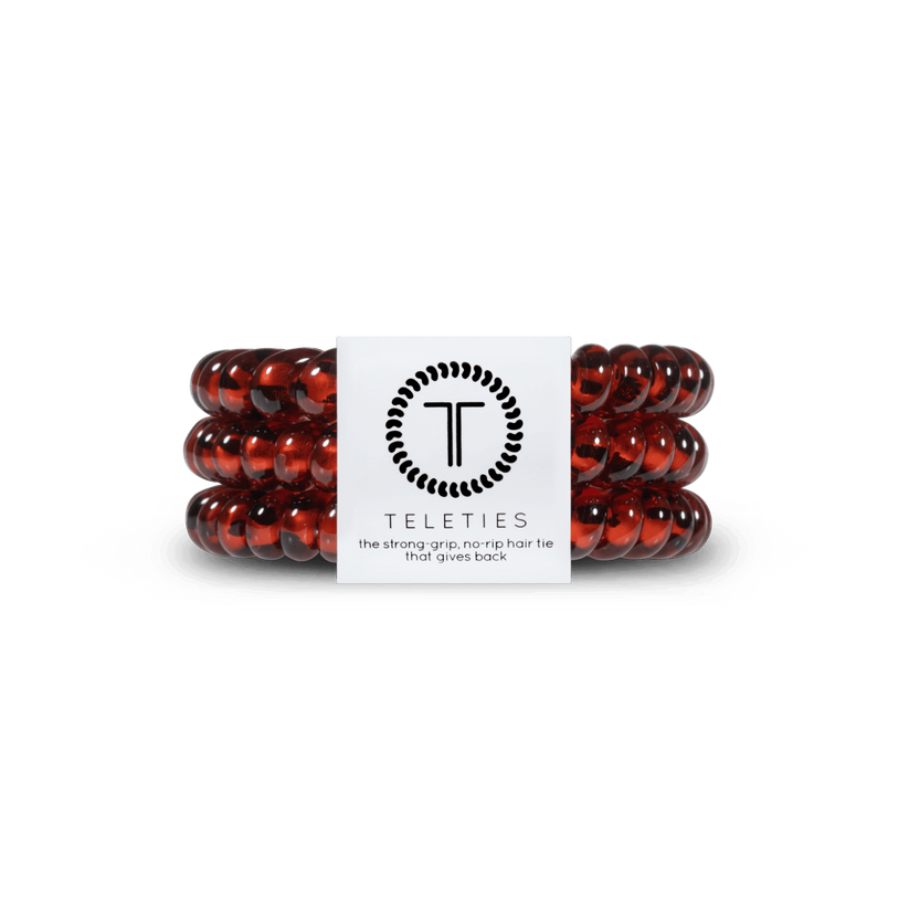 Teleties Tortoise Small Hair Ties