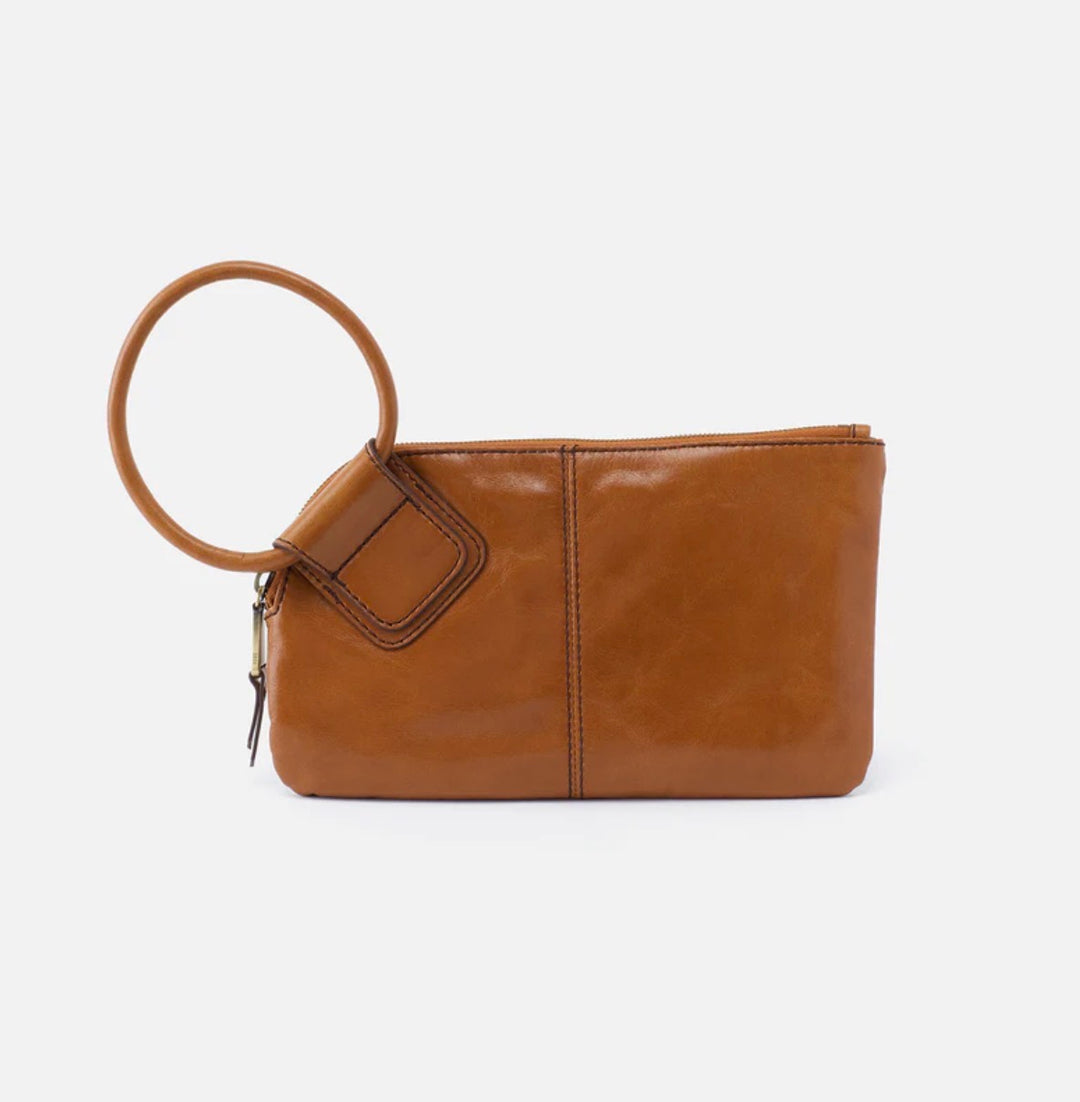 Hobo Sable Wristlet Truffle