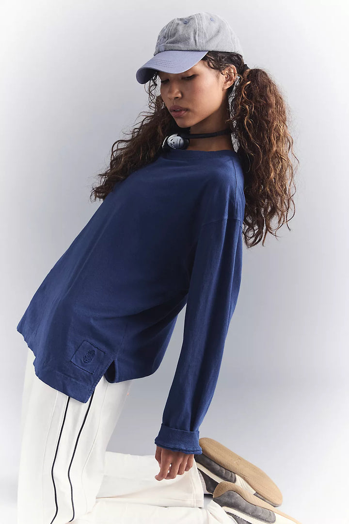 Hustle Layer in True Navy
