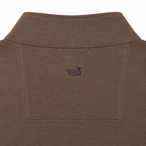 MarshLUX Augusta Quarterzip | Stone Brown