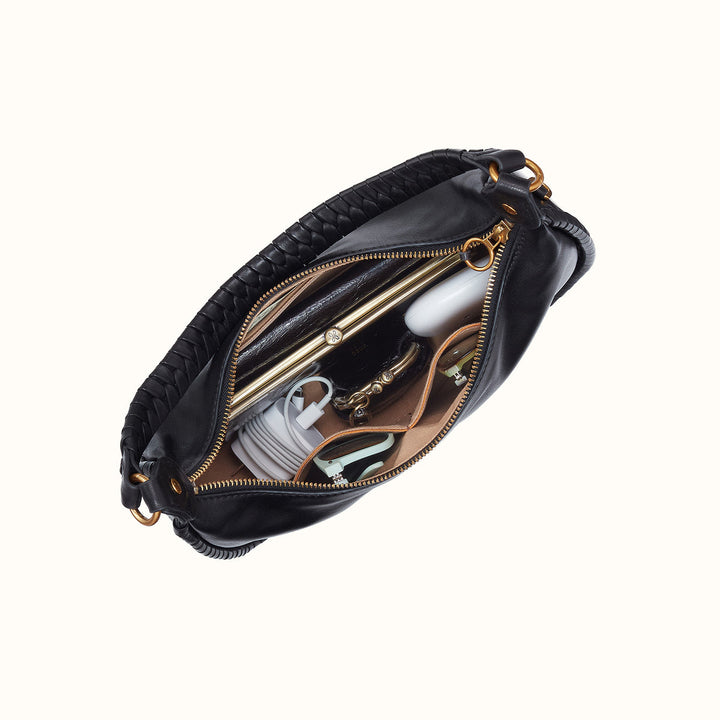 Mia Crescent Hobo | Black