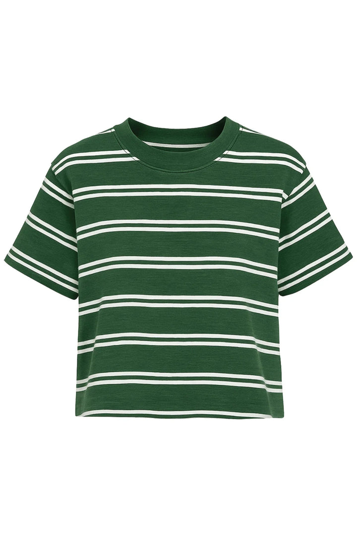Maddox Tee | Pine Stripe