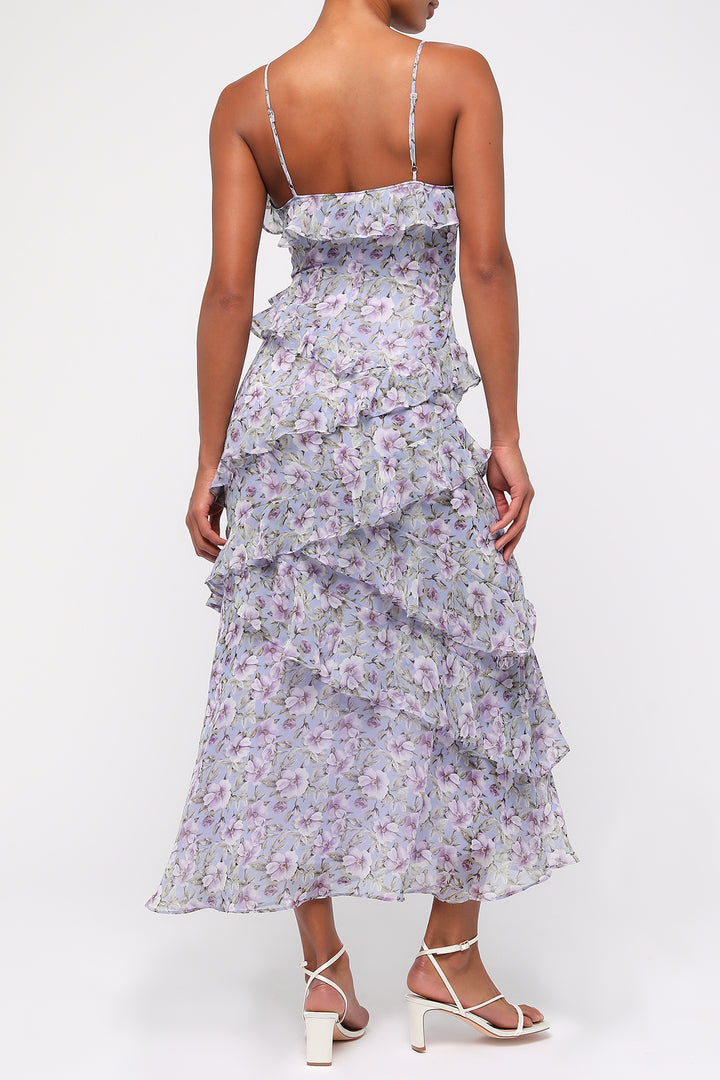 Luella Ruffled Maxi Dress