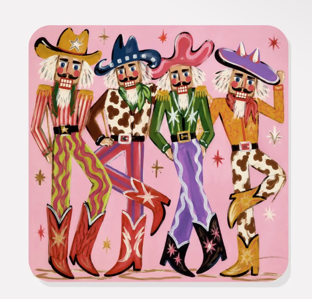 Crackin’ Cowboy Acrylic Coaster | Set of 4