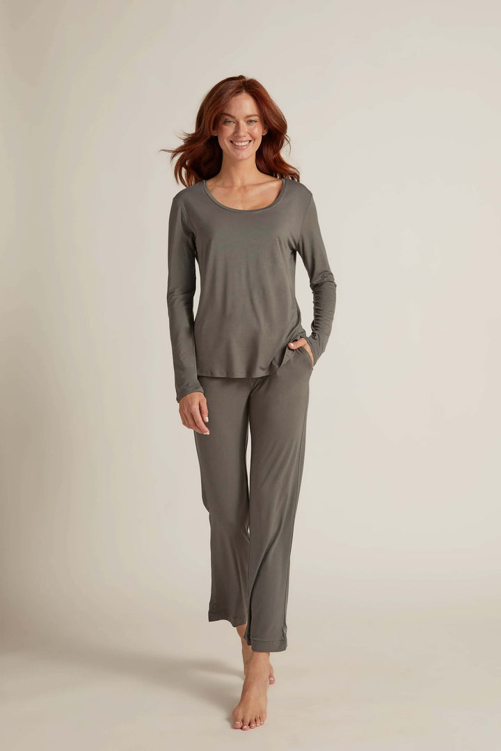 Long Lounge Pants / Earl Grey