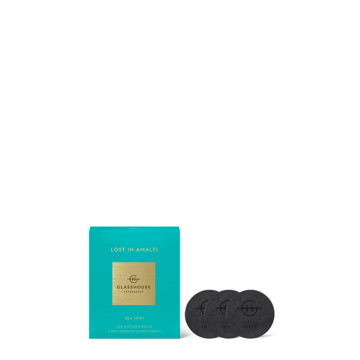 Glasshouse Lost in Amalfi Car Diffuser Refill |  3 Scent Disks