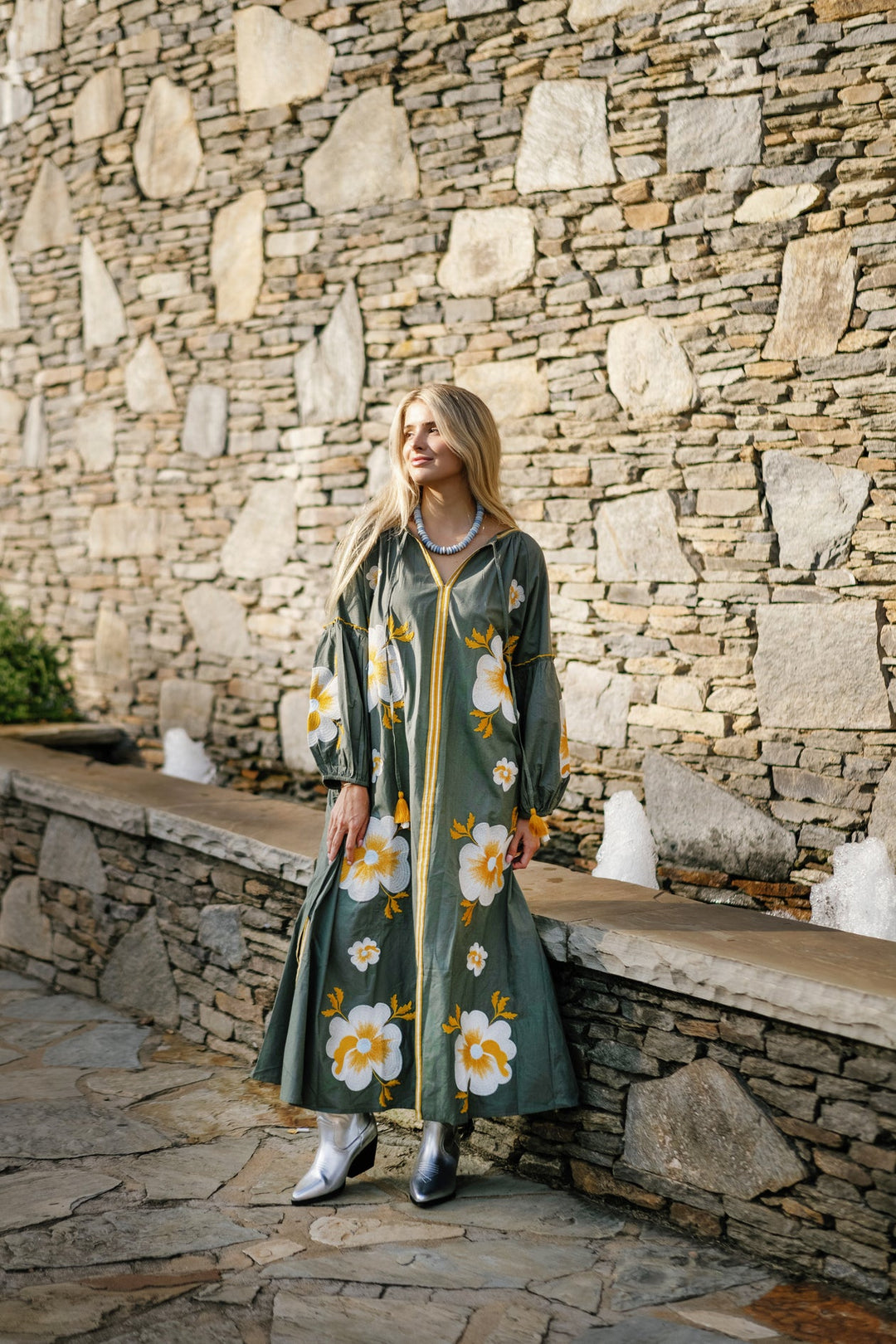 Tela Mercantile Olive Oil Dress 