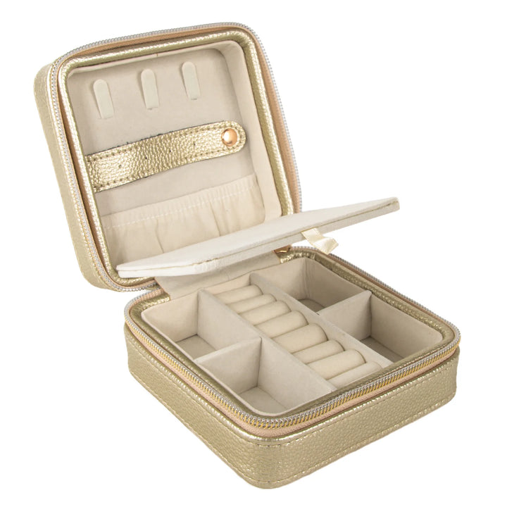 Brouk &amp; Co Leah Travel Jewelry Case | Gold