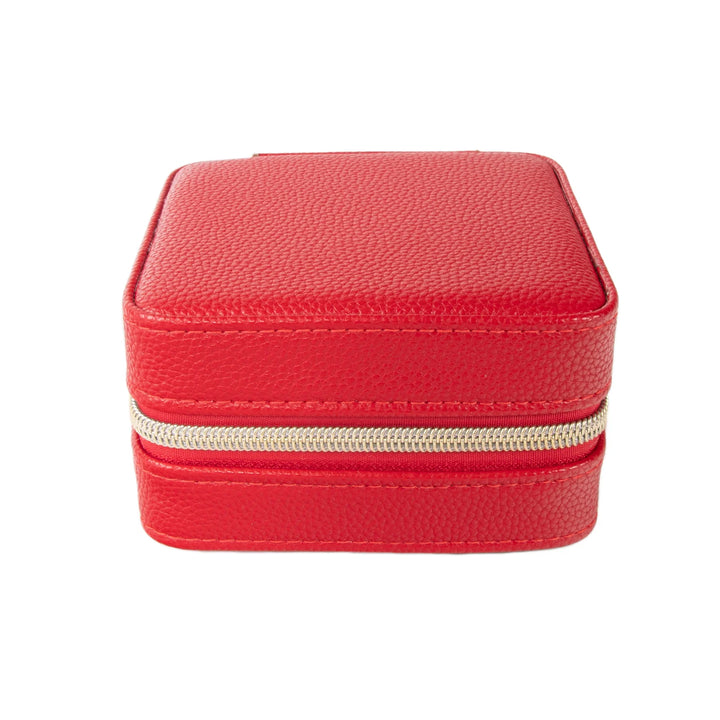 Leah Travel Jewelry Case | Red