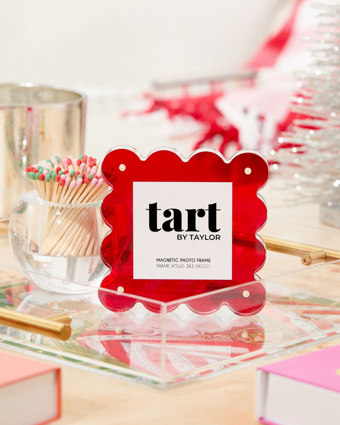 Red Mini Acrylic Picture Frame