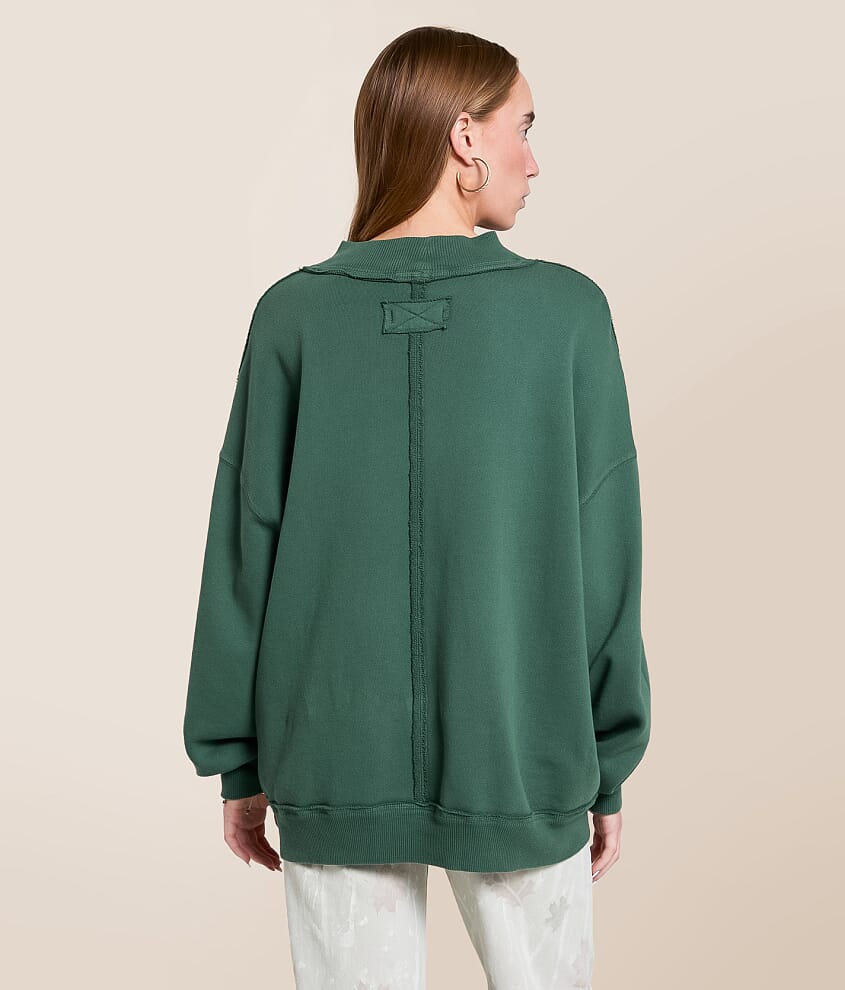Palm Springs Turtle Pullover / Sea Moss