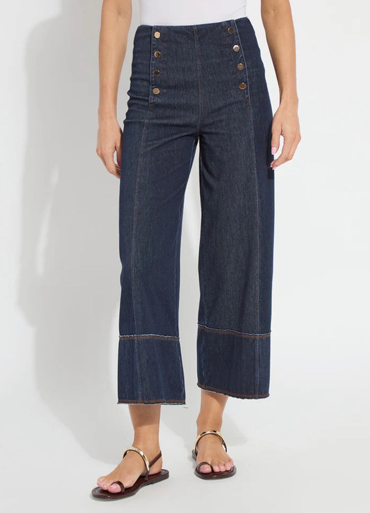 Lyssé Kaia Wide Leg Denim Indigo