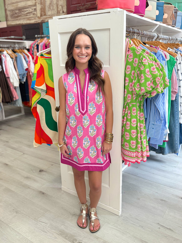 In Bloom Dress | Pink and Blue
