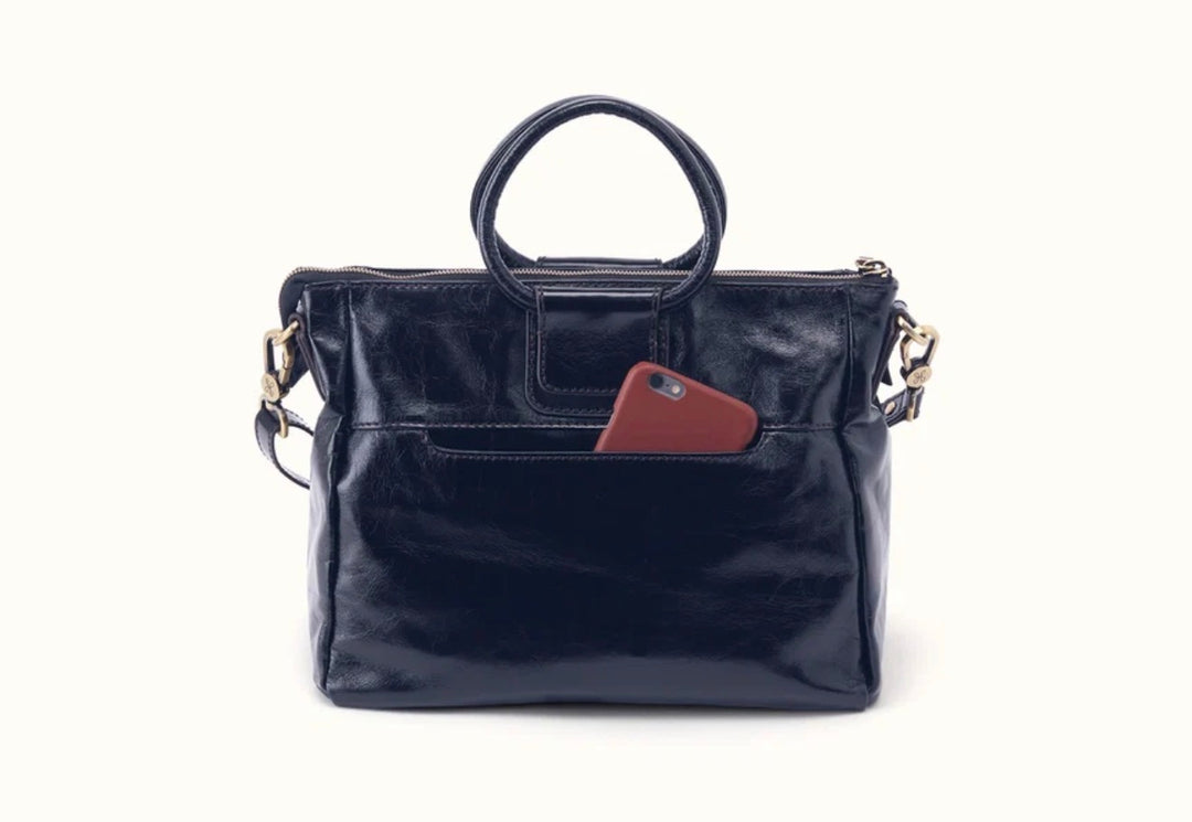 Shelia Medium Satchel | Ink Navy
