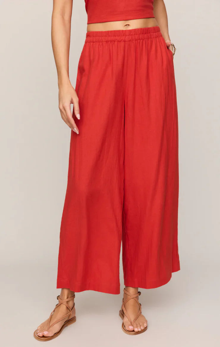 Scout Linen Pant | Chili Pepper