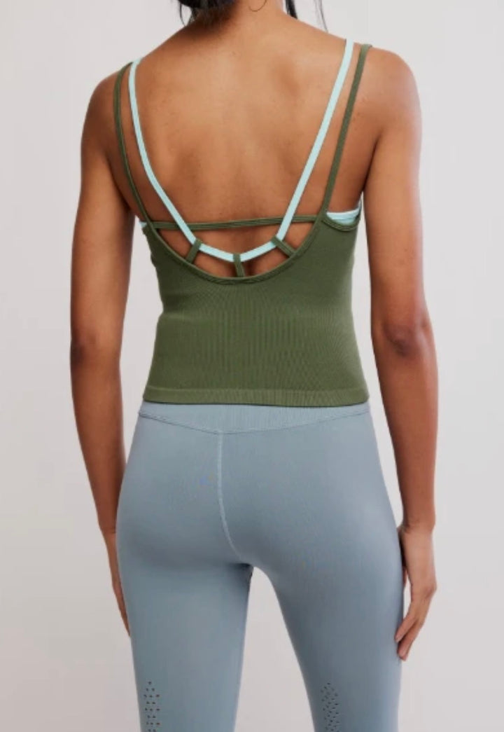 All Clear Coastline Cami | Dark Green