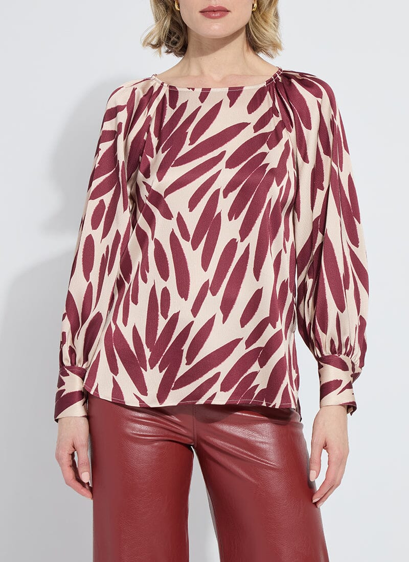 Lysse Naila Raglan Neckline Detail Blouse