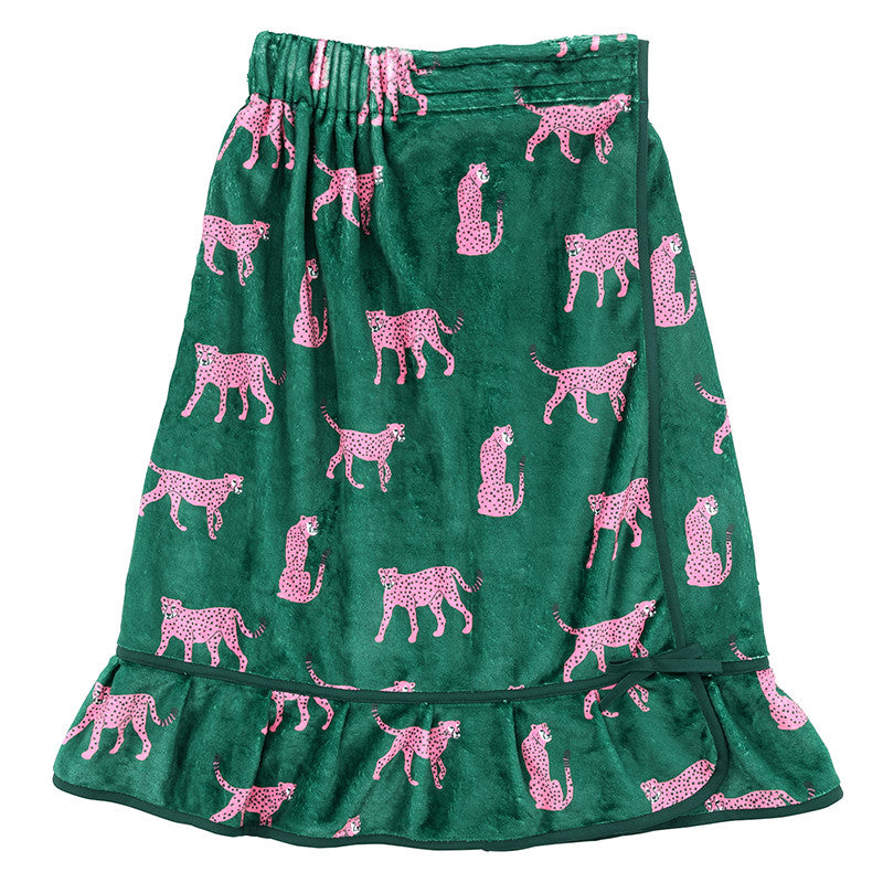 Green + Cheetahs Spa Wrap