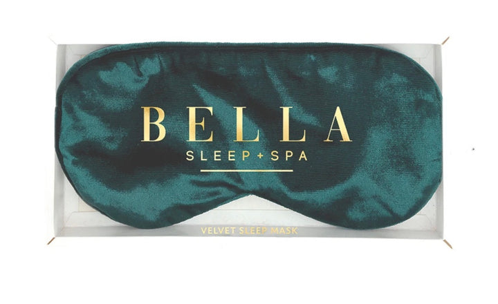Velvet Eye Mask - Green