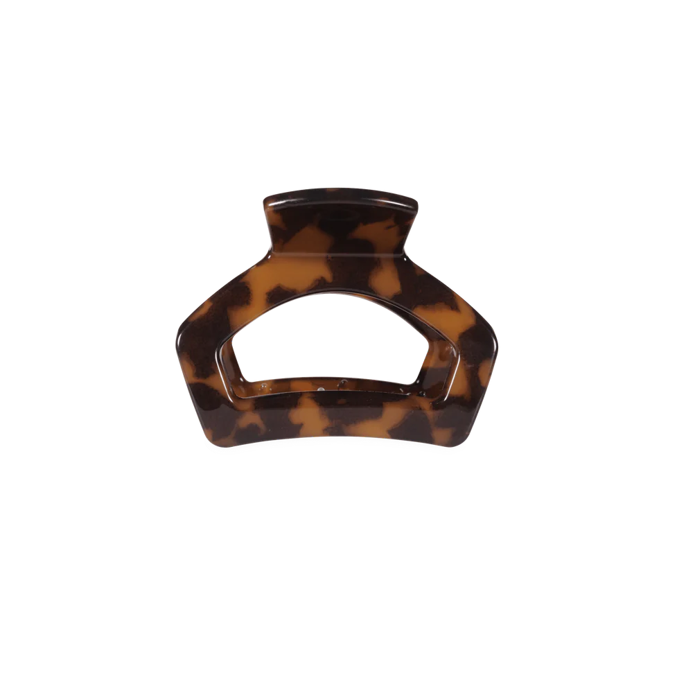 Open Tortoise Petite Hair Clip