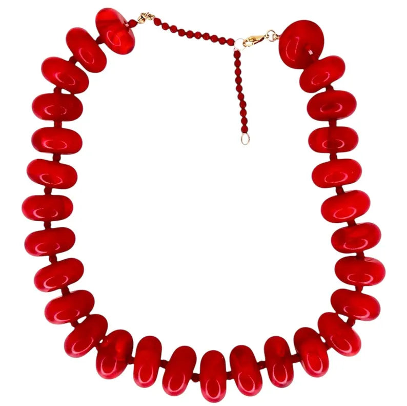 Candy Necklace in Red