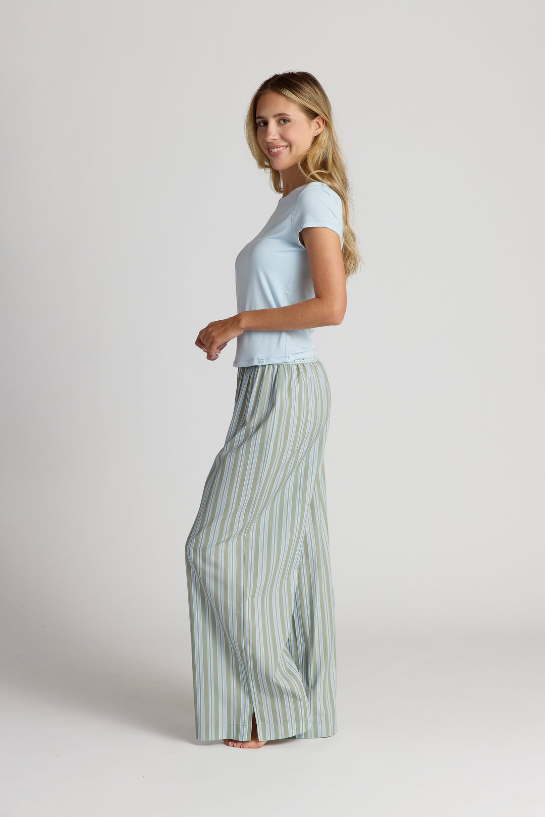 Cotton Printed Pants | Sky and Sage