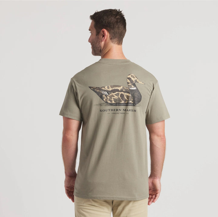 Vintage Duck Decoy Tee-Camo