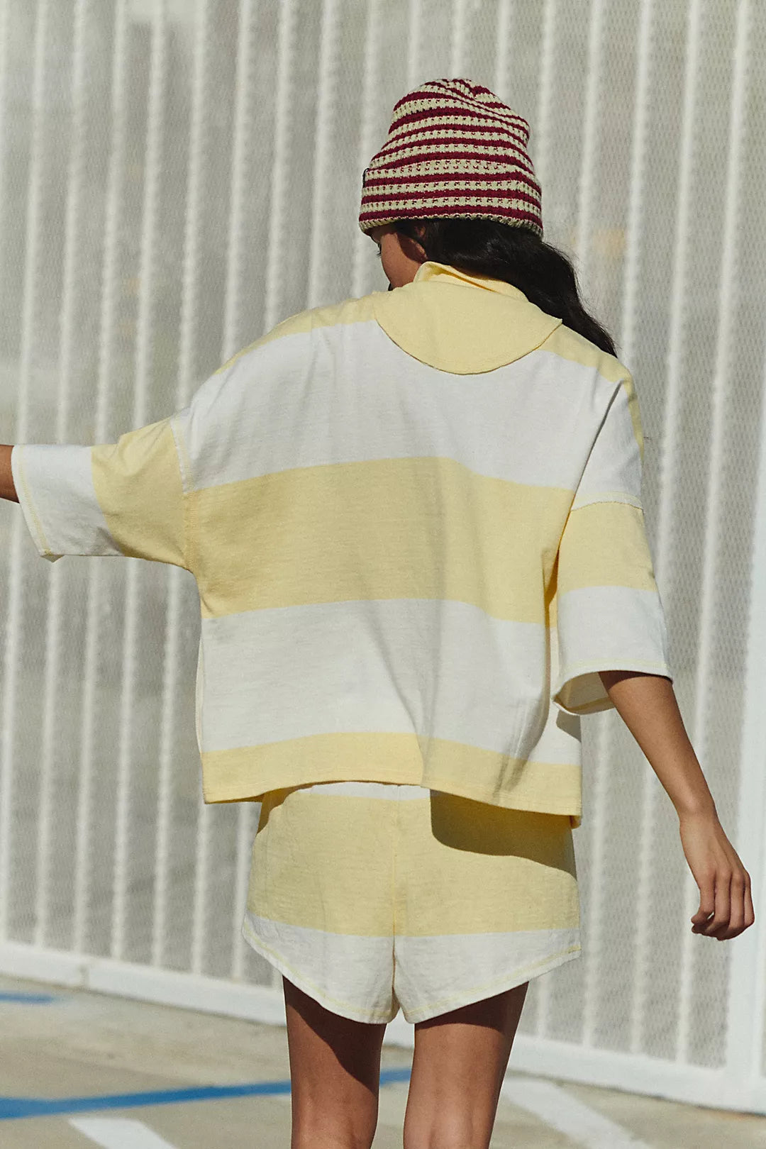 Retro Rugby Set in Sunlit Yellow Combo