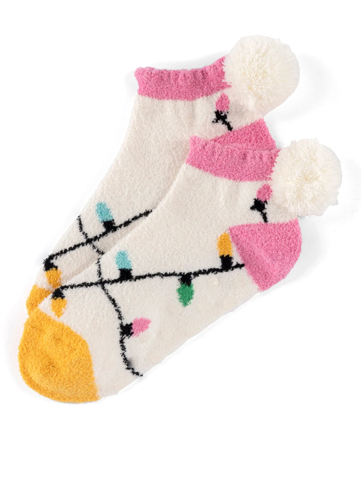 Ivory Anya Home Socks