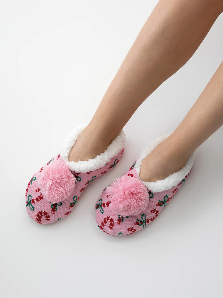 Arya Candycane Slippers | Pink