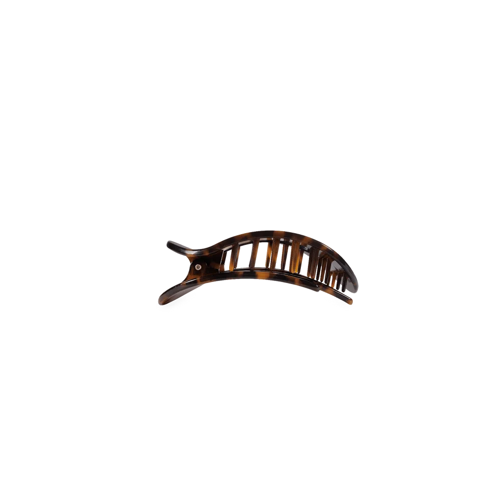 Tortoise Tiny Flat Round Clip