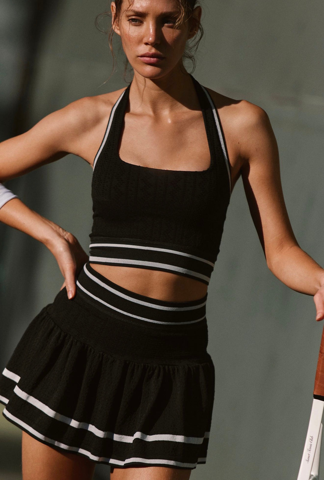 Advantage Set | Black/White Stripe