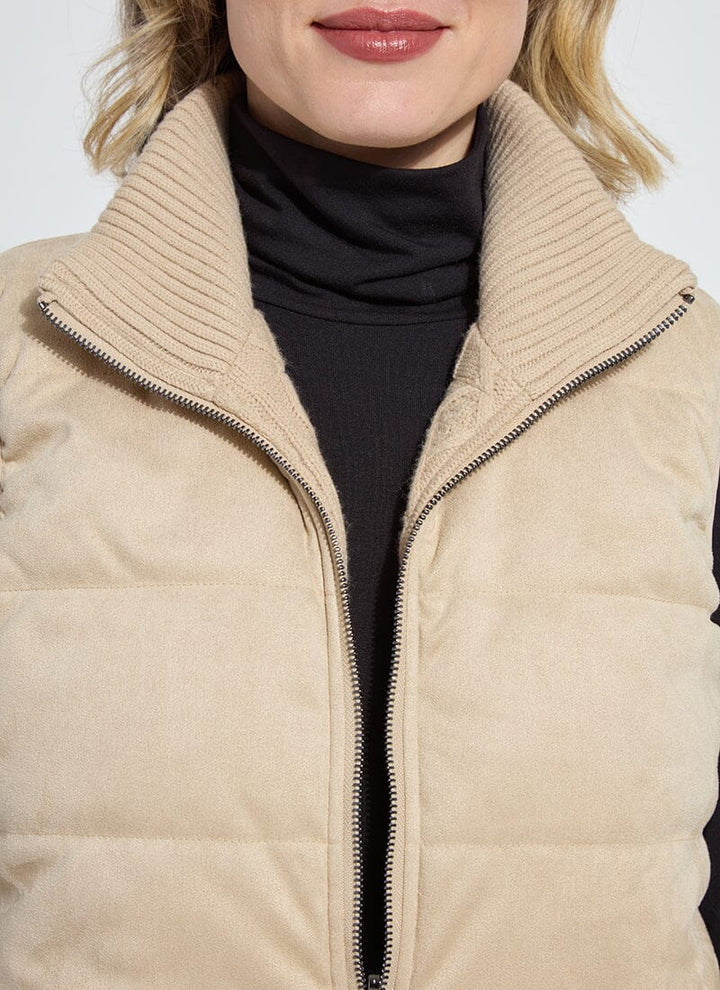 Petra Reversible Puffer Sweater Vest