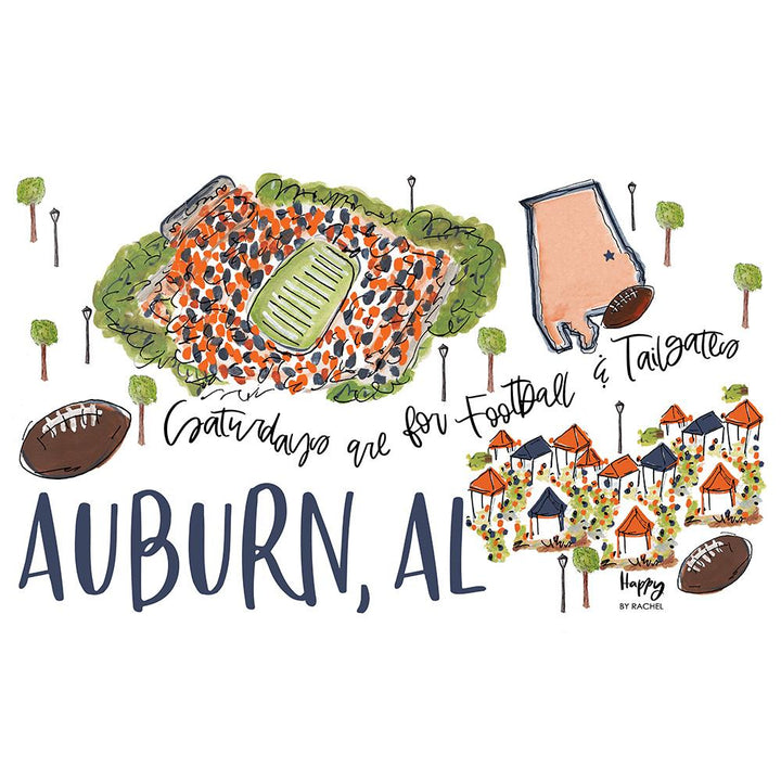 Saturday in Auburn Mega Mug 40oz