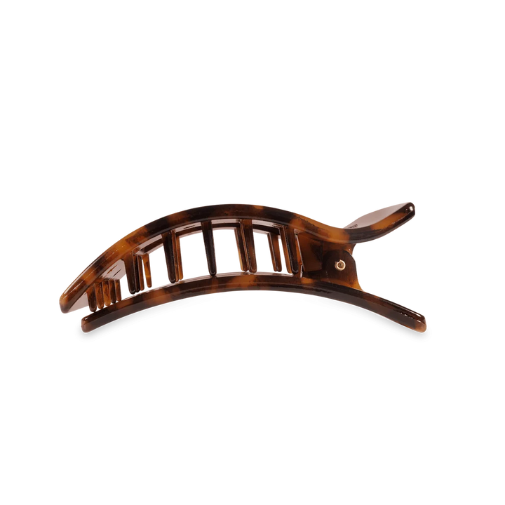 Flat Rectangle Medium Clip Tortoise