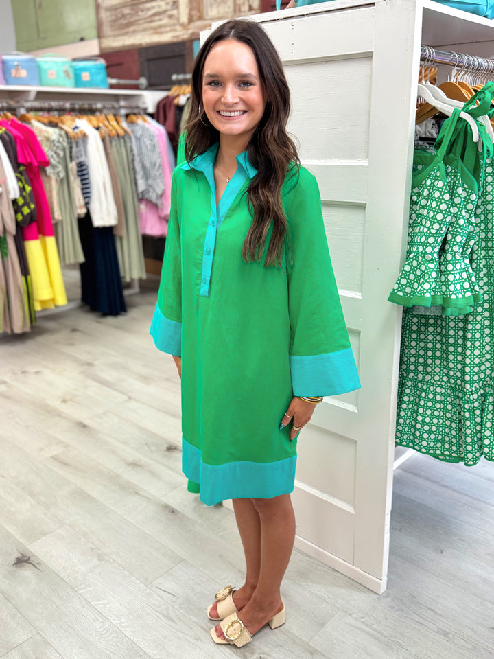 Carrie Dress Short Green